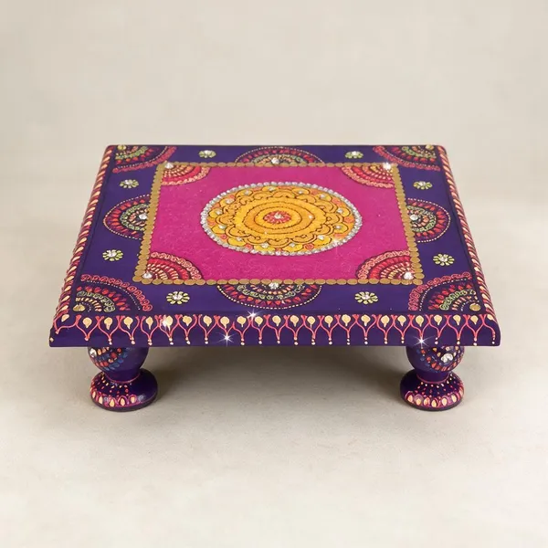 Chourang_-_10X10X2"_For_Home_Decor,_Festive_Celebration,_Puja