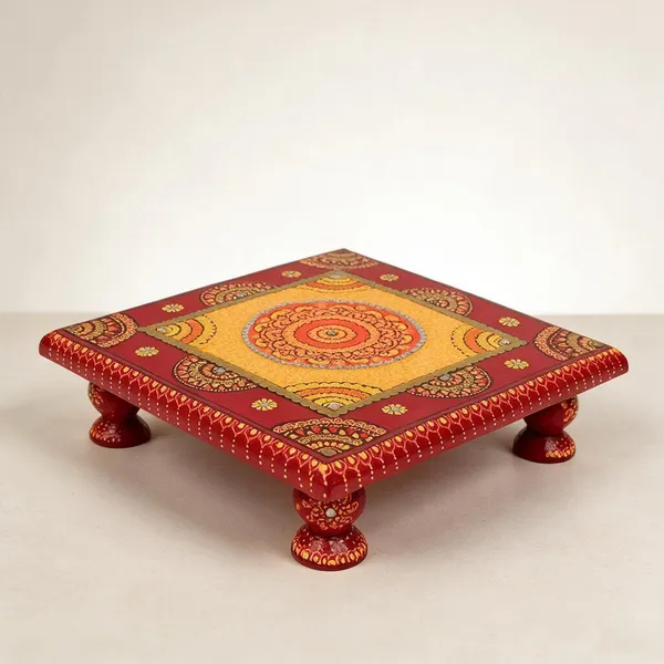 Chourang_-_10X10X2"_For_Home_Decor,_Festive_Celebration,_Puja