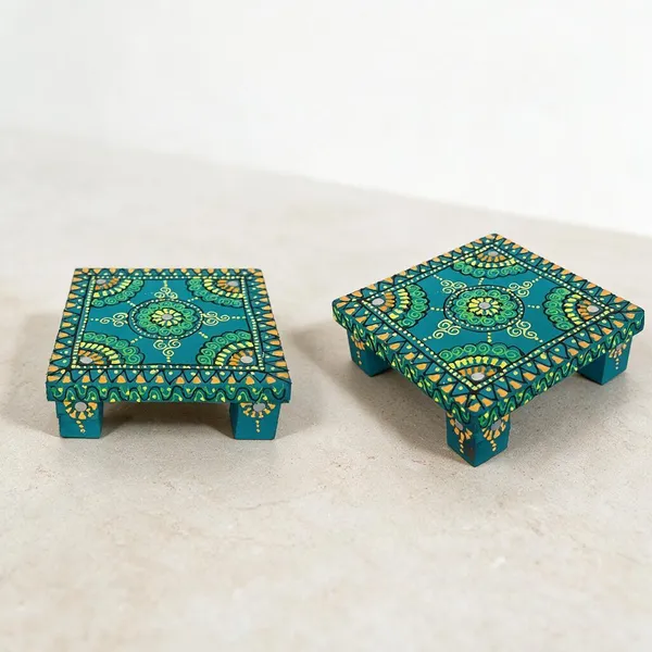 Chourang_-_3X3X3/4"_For_Home_Decor,_Festive_Celebration,_Puja