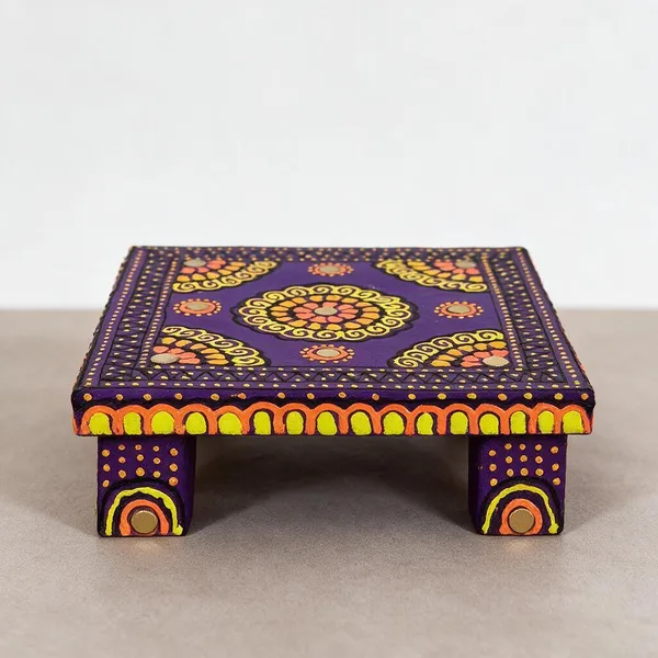 Chourang_-_3X3X3/4"_For_Home_Decor,_Festive_Celebration,_Puja
