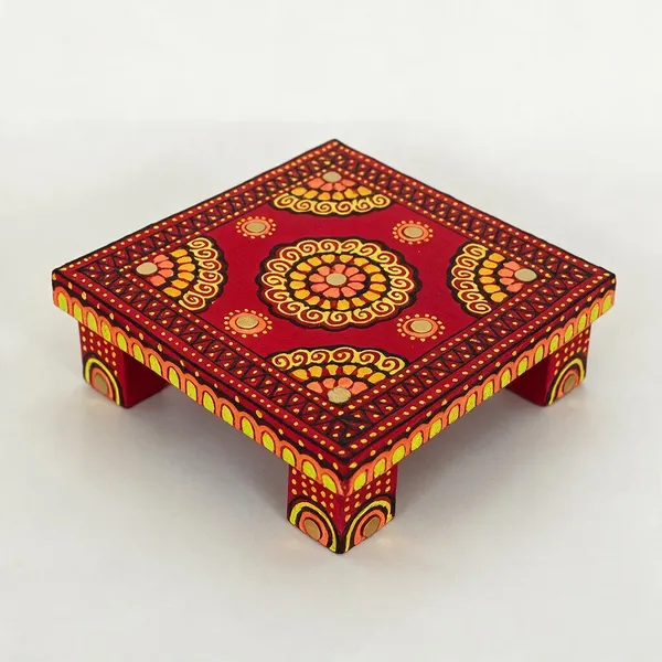 Chourang_-_3X3X3/4"_For_Home_Decor,_Festive_Celebration,_Puja