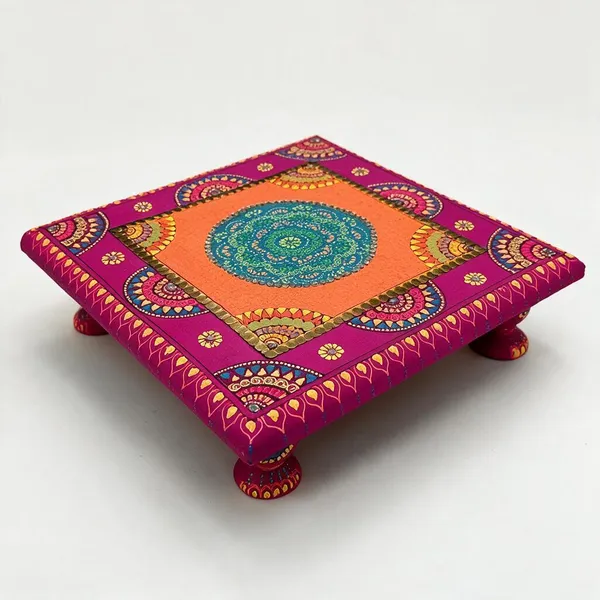Chourang_-_8X8X1.5"_For_Home_Decor,_Festive_Celebration,_Puja