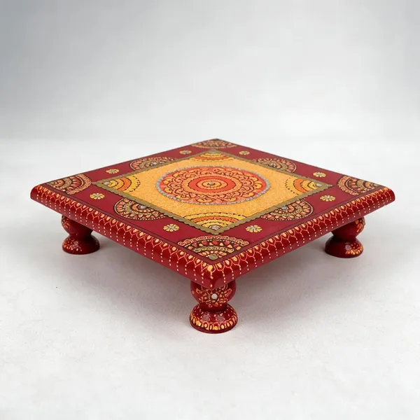 Chourang_-_8X8X1.5"_For_Home_Decor,_Festive_Celebration,_Puja