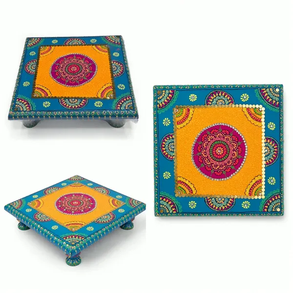Chourang_-_8X8X1.5"_For_Home_Decor,_Festive_Celebration,_Puja