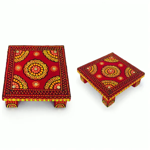 Chourang_-_3X3X3/4"_For_Home_Decor,_Festive_Celebration,_Puja