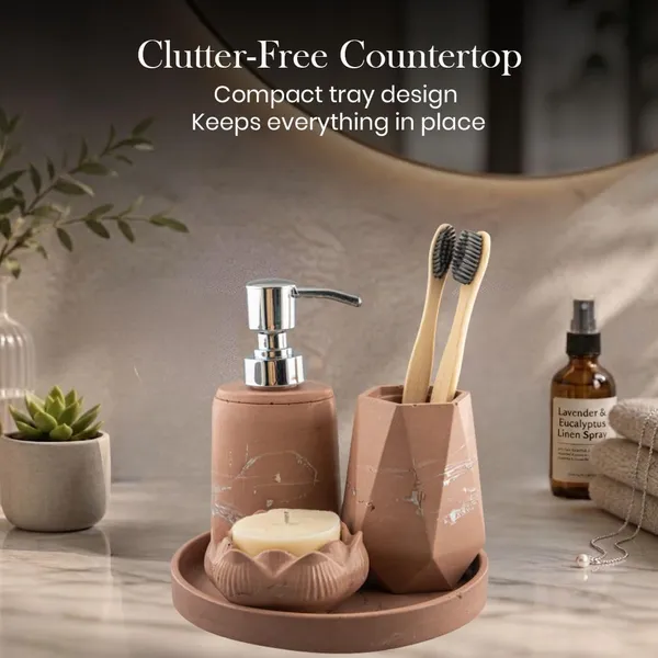 Aqua_Flora_–_4-Piece_Bathroom_Accessories_Set_with_Tray_|_Elegant_Bathroom_Organizer_with_Soap_Dispenser,_Candle_Holder_&_Brush_Stand_(Sage_Green)