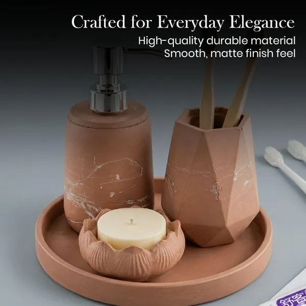 Aqua_Flora_–_4-Piece_Bathroom_Accessories_Set_with_Tray_|_Elegant_Bathroom_Organizer_with_Soap_Dispenser,_Candle_Holder_&_Brush_Stand_(Sage_Green)
