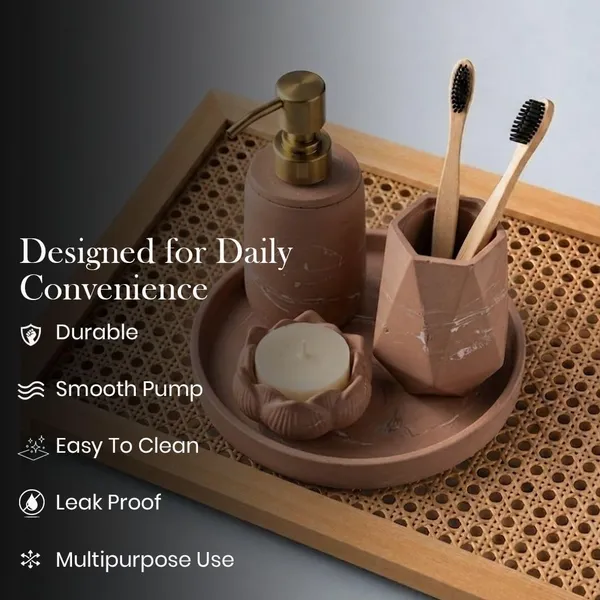 Aqua_Flora_–_4-Piece_Bathroom_Accessories_Set_with_Tray_|_Elegant_Bathroom_Organizer_with_Soap_Dispenser,_Candle_Holder_&_Brush_Stand_(Sage_Green)