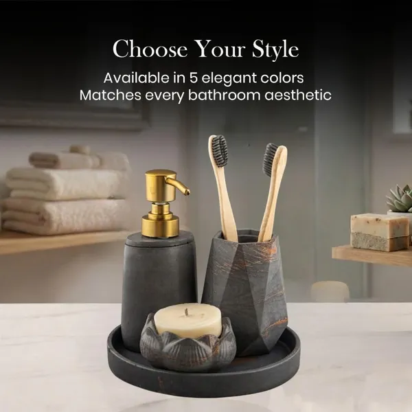 Aqua_Flora_–_4-Piece_Bathroom_Accessories_Set_with_Tray_|_Elegant_Bathroom_Organizer_with_Soap_Dispenser,_Candle_Holder_&_Brush_Stand_(Sage_Green)