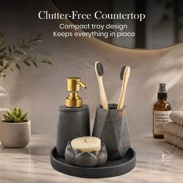 Aqua_Flora_–_4-Piece_Bathroom_Accessories_Set_with_Tray_|_Elegant_Bathroom_Organizer_with_Soap_Dispenser,_Candle_Holder_&_Brush_Stand_(Sage_Green)