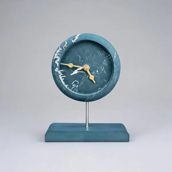 Acrylic_Polymer_Abstract_Swirl_Navy_Blue_Orb_Desk_Clock