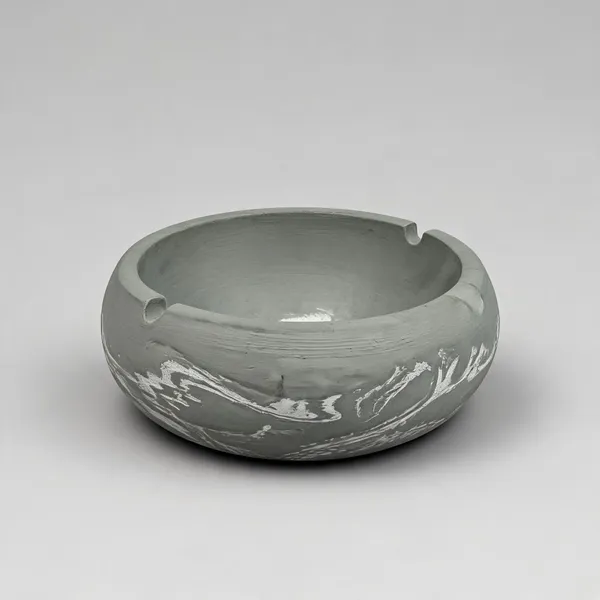 Correa_Studio_Grey_Jesmonite_Marbled_Ashtray