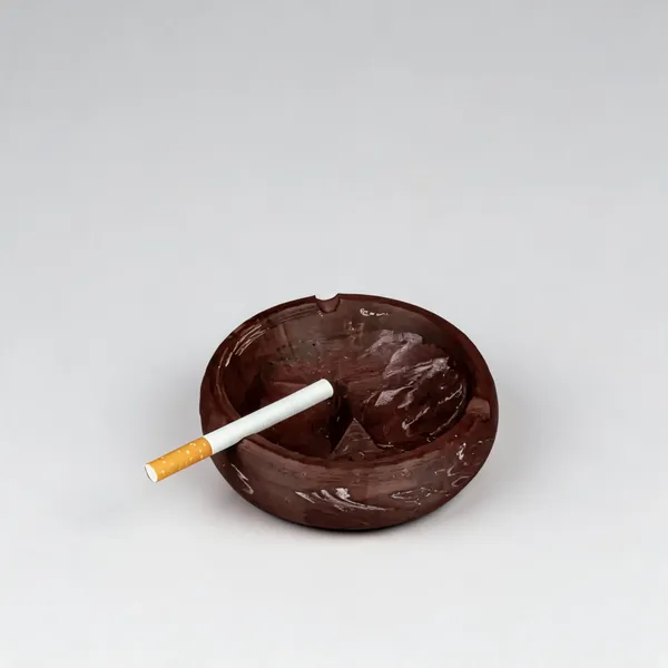 Correa_Studio_Burgundy_Jesmonite_Marbled_Ashtray