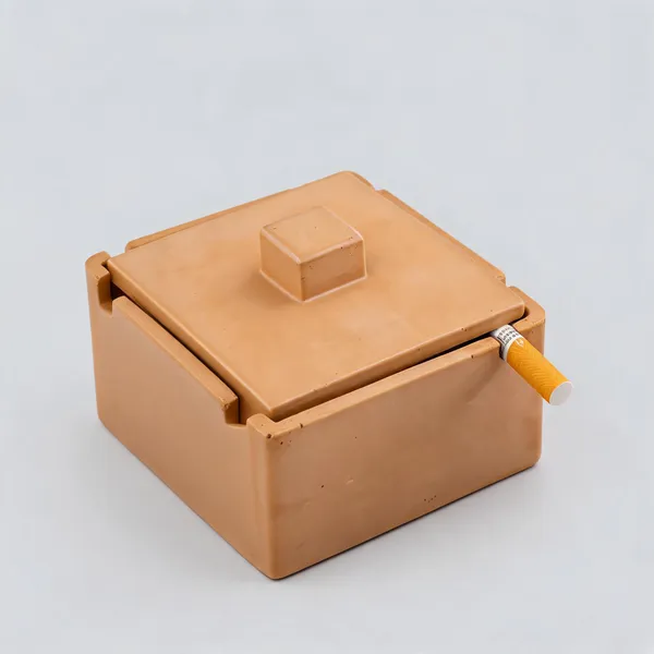Acrylic_Polymer_Modern_Geometric_Decorative_Box_Yellow