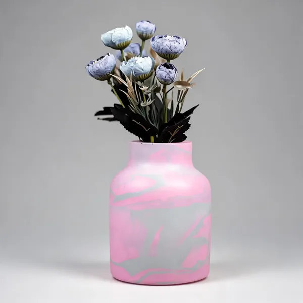 Acrylic_Polymer_Abstract_Marbled_Decorative_Vase