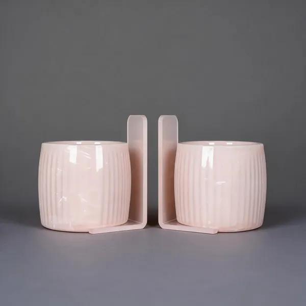 Acrylic_Polymer_Minimalist_Multipurpose_Bookend_Pink