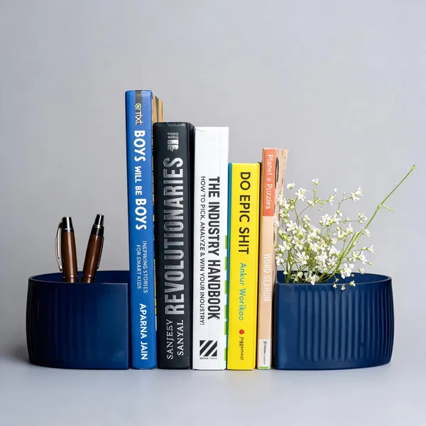 Acrylic_Polymer_Minimalist_Multipurpose_Bookend_Navy_Blue