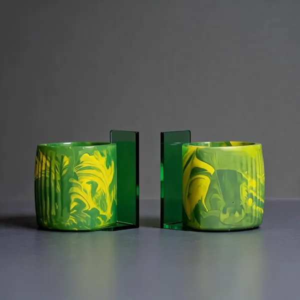Acrylic_Polymer_Minimalist_Multipurpose_Bookend_Green