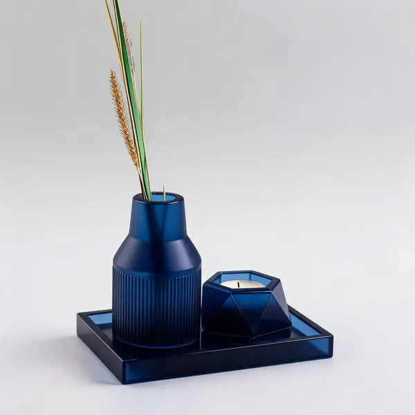Acrylic_Polymer_Modern_Navy_Blue_3-Piece_Home_Decor_Set