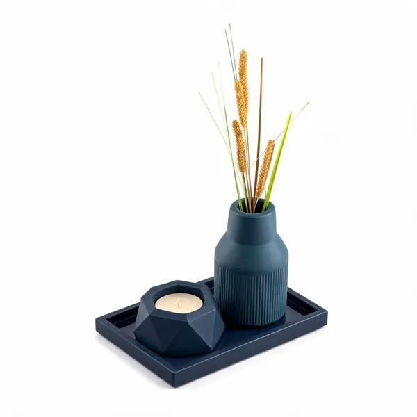 Acrylic_Polymer_Modern_Navy_Blue_3-Piece_Home_Decor_Set