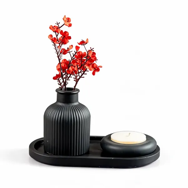 Acrylic_Polymer_Modern_Black_3-Piece_Home_Decor_Set