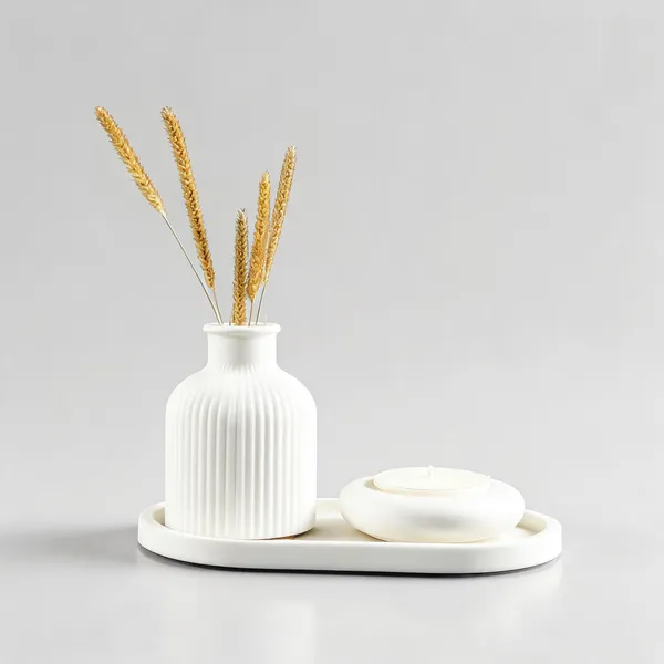 Acrylic_Polymer_Modern_White_3-Piece_Home_Decor_Set