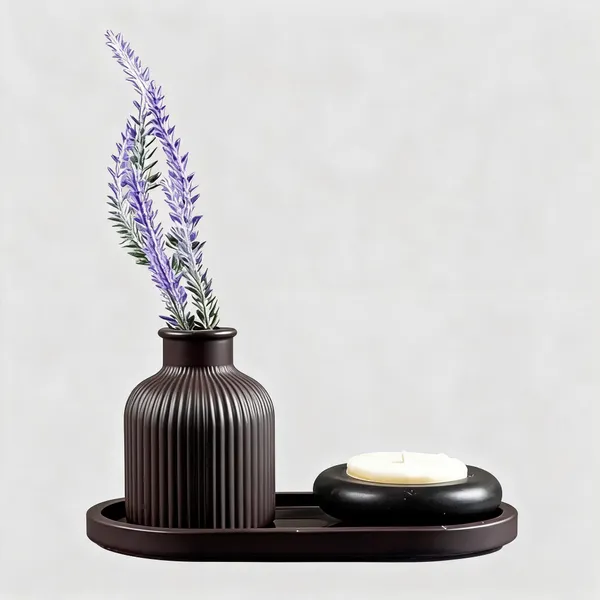 Acrylic_Polymer_Modern_Burgundy_3-Piece_Home_Decor_Set