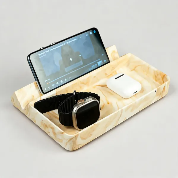 Acrylic_Polymer_Contemporary_Marble_Beige_Desk_Organiser