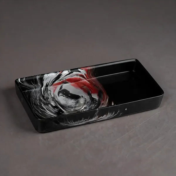 Acrylic_Polymer_Contemporary_Marble_Black_Desk_Organiser