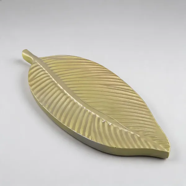 Acrylic_Polymer_Contemporary_Leaf_Shape_Tray_Sage_Green