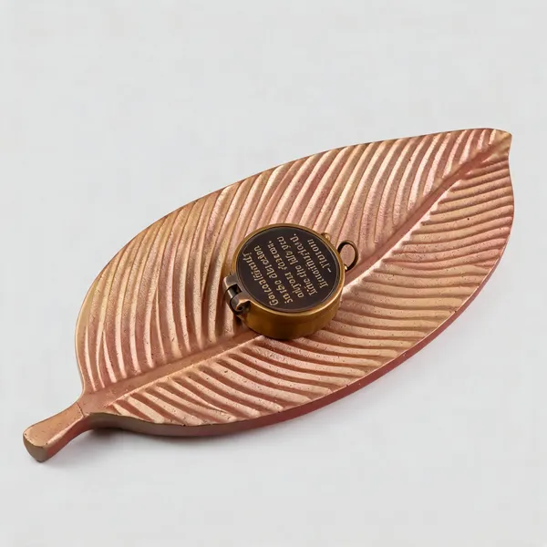 Acrylic_Polymer_Contemporary_Leaf_Shape_Tray_Brown