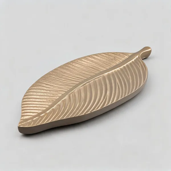 Acrylic_Polymer_Contemporary_Leaf_Shape_Tray_Beige