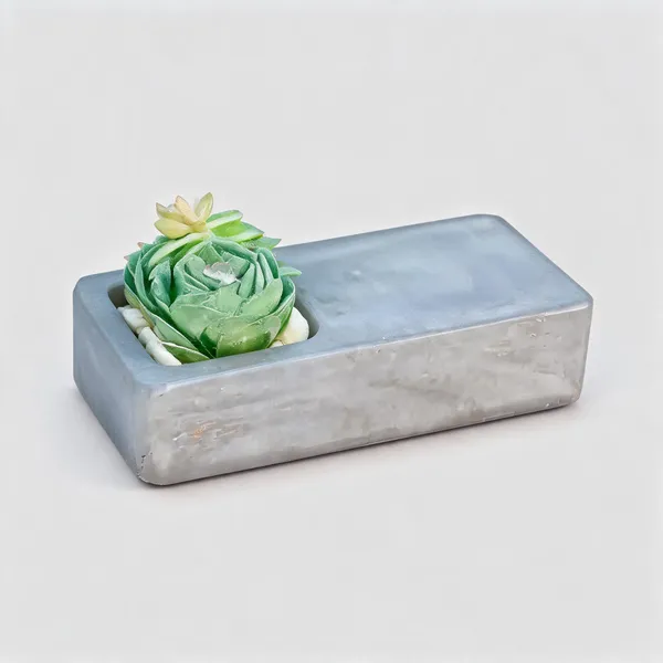 Acrylic_Polymer_Minimalist_Elliptical_Grey_Planter
