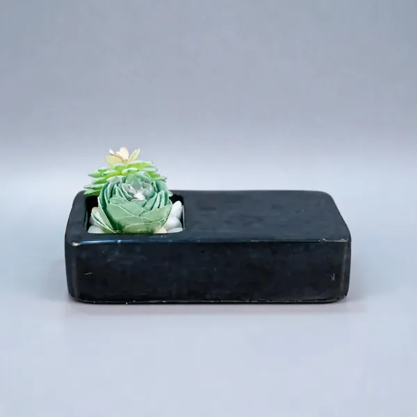 Acrylic_Polymer_Minimalist_Elliptical_Black_Planter