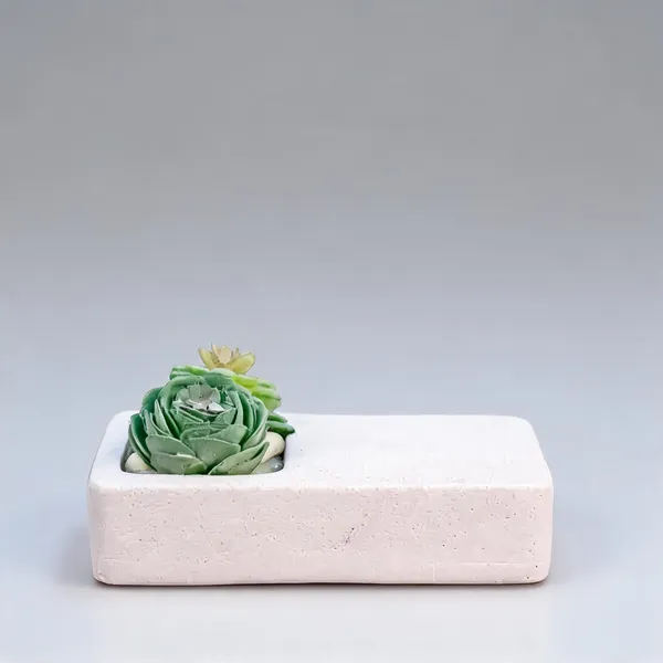 Acrylic_Polymer_Minimalist_Elliptical_White_Planter