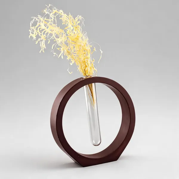 Acrylic_Polymer_Modern_Circular_Burgundy_Test_Tube_Planter
