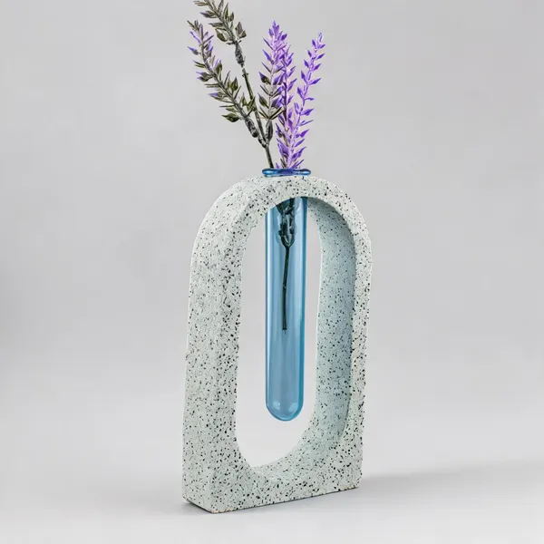 Acrylic_Polymer_Modern_Arch_Teal_Test_Tube_Planter