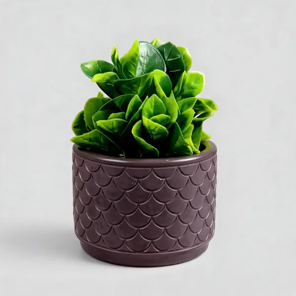 Acrylic_Polymer_Modern_Waves_Planter_Burgundy