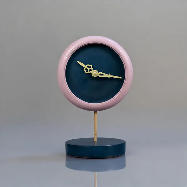 Acrylic_Polymer_Modern_Navy_Blue_Desk_Clock