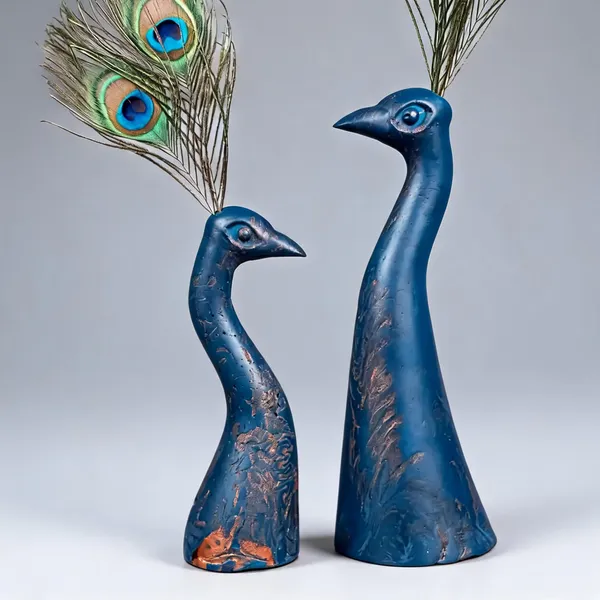 Acrylic_Polymer_Decorative_Navy_Blue_Peacock_Sculpture