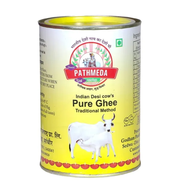 Pathmeda_A2_Cow_Ghee_1_Litre_Tin