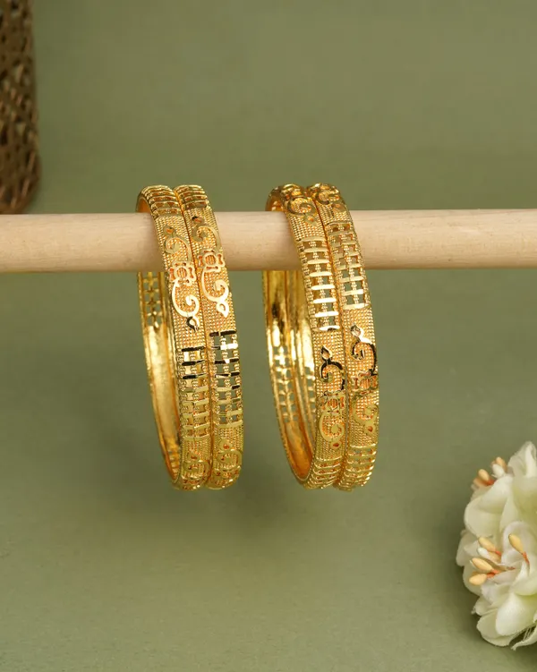 Gold_Alloy_Embellished_Bangle_Set_For_Women