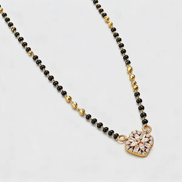 Black_Gold_Alloy_Heart_Floral_Pendant_Mangalsutra_Necklace_For_Women