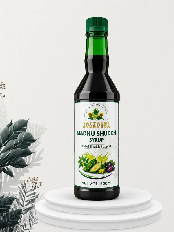 Satyashi_Ayurveda_Madhu_Shuddh_Herbal_Syrup_500_Ml