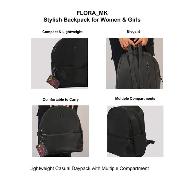 Flora_Mk_Girls_Black_Backpack_Stylish_Durable_School_Bag_With_Spacious_Compartments_Comfortable_Adjustable_Straps_For_Daily_Use_College_Travel_Casual_Outings