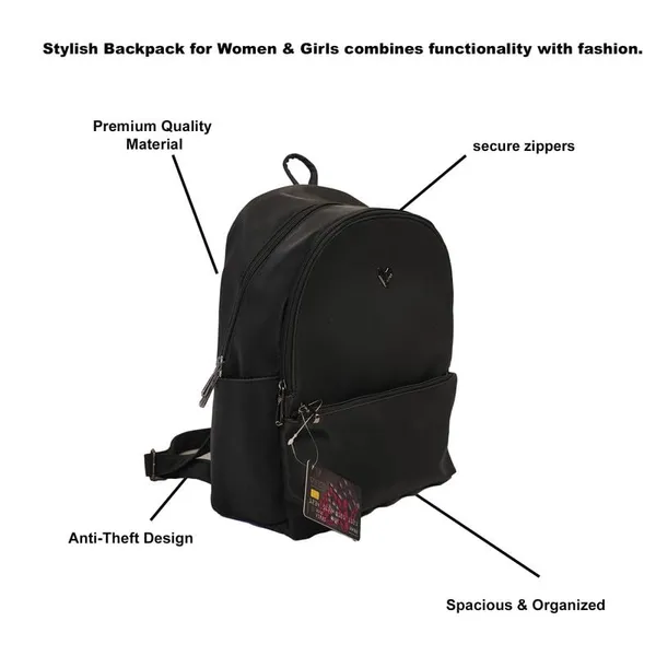 Flora_Mk_Girls_Black_Backpack_Stylish_Durable_School_Bag_With_Spacious_Compartments_Comfortable_Adjustable_Straps_For_Daily_Use_College_Travel_Casual_Outings
