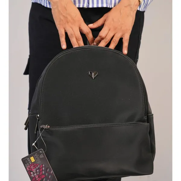 Flora_Mk_Girls_Black_Backpack_Stylish_Durable_School_Bag_With_Spacious_Compartments_Comfortable_Adjustable_Straps_For_Daily_Use_College_Travel_Casual_Outings