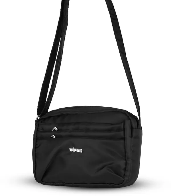Matrix_Satin_Womens_Black_Sling_Bag_Stylish_Elegant_Shoulder_Bag_For_Daily_Use_Parties_Office_Travel_Premium_Lightweight_Handbag_With_Adjustable_Strap