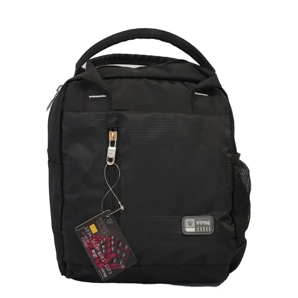 Fluxy_Lunch_Bag_For_Men_Women_Bottle_Holder_Black