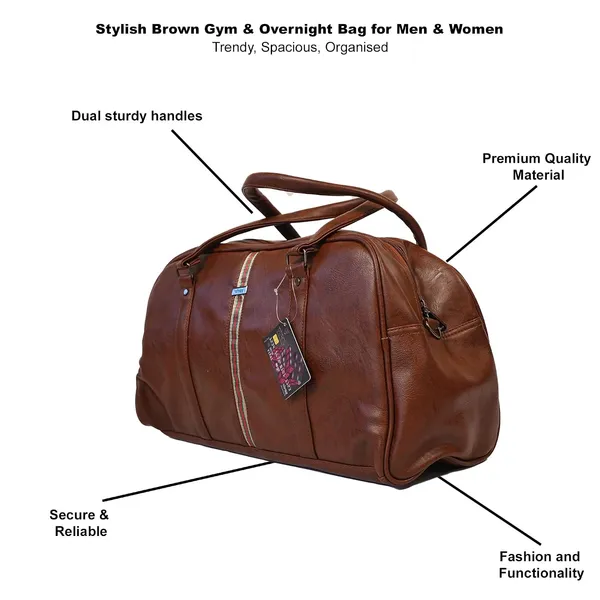 Luna_Tan_Duffle_Bag_Stylish_Durable_Pu_Leather_Travel_Bag_For_Men_Women_Spacious_Carry_Bag_For_Gym_Weekend_Trips_Sports_And_Daily_Use